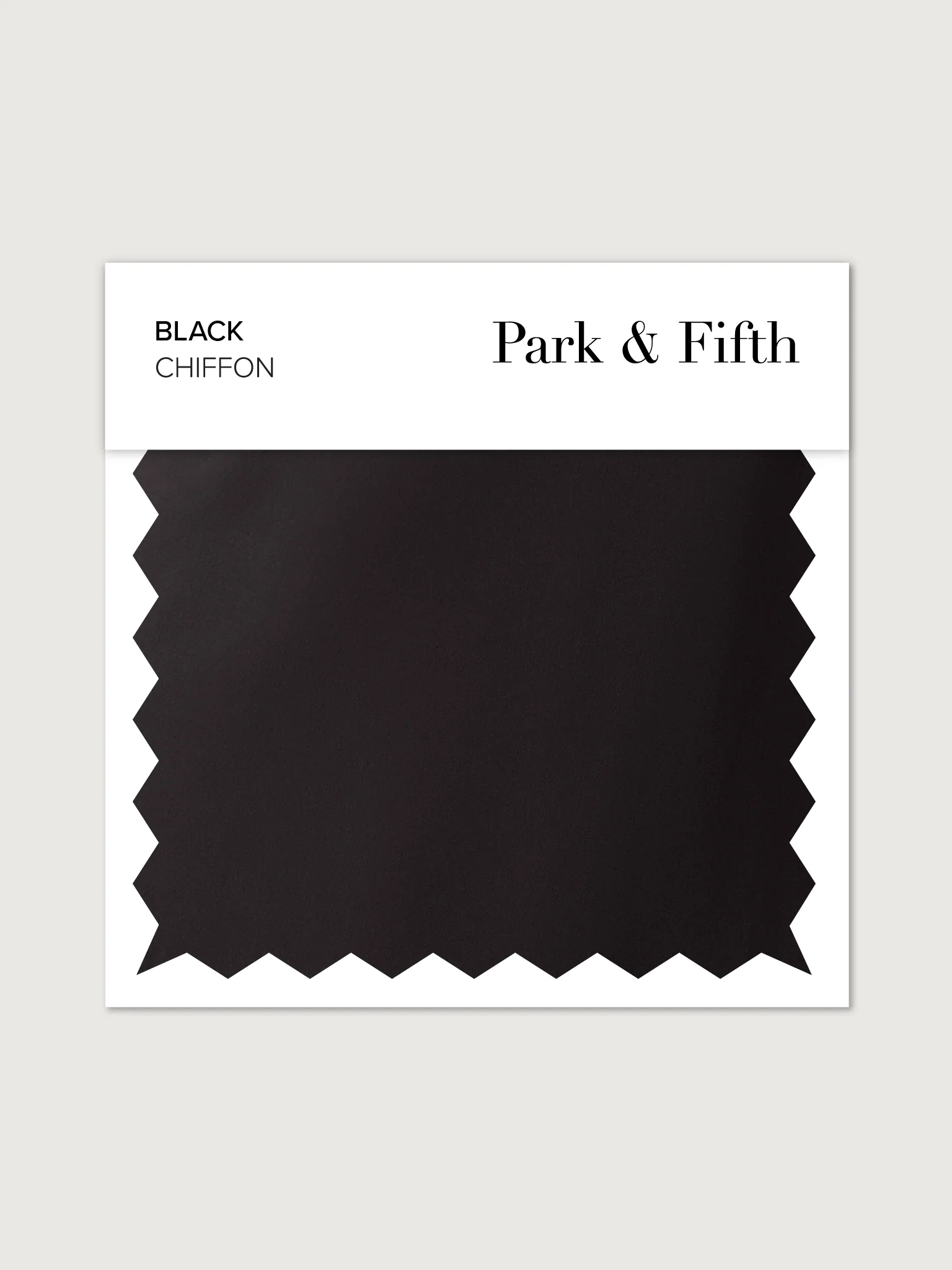 Black Chiffon Swatch