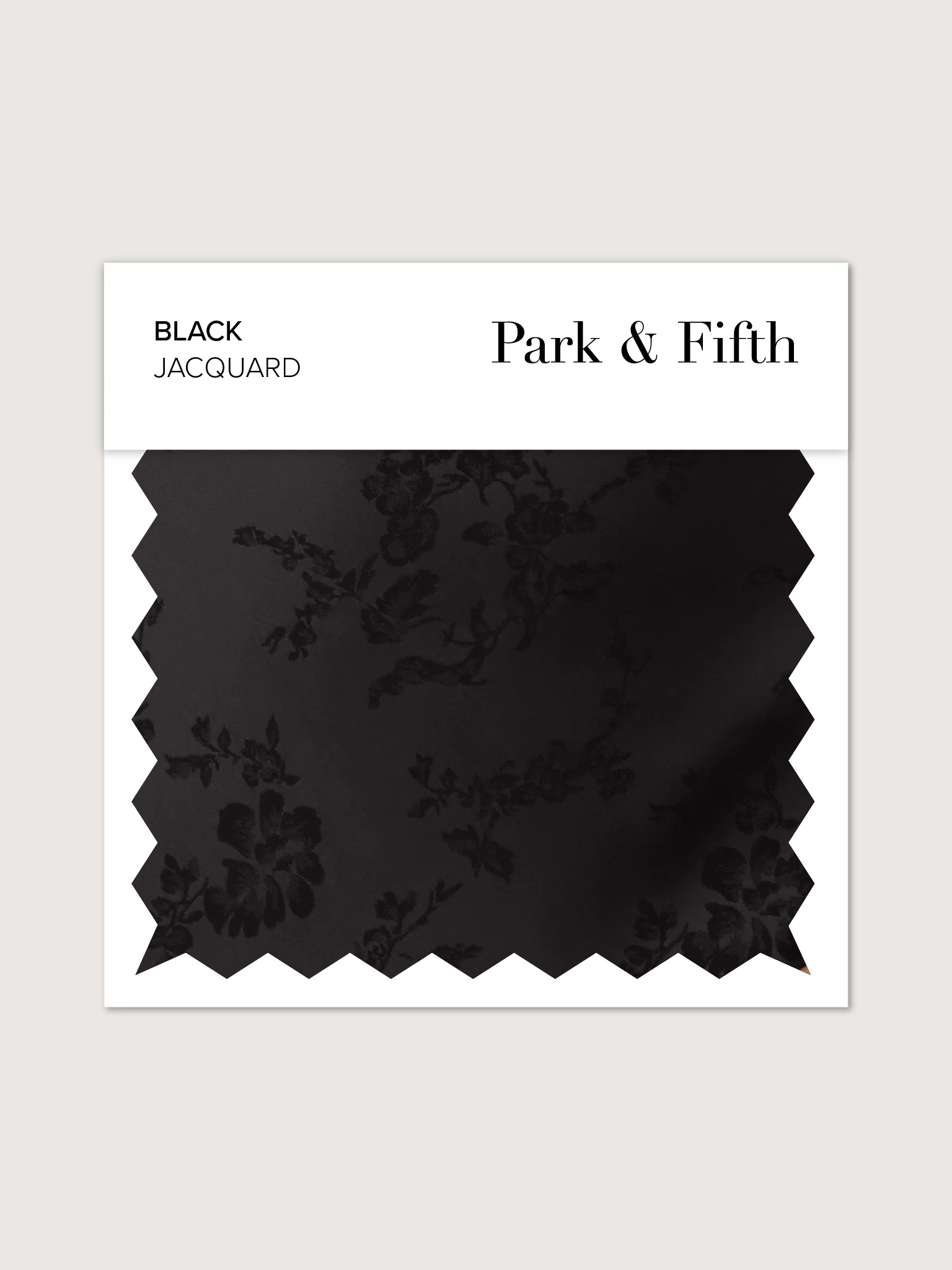 Black Jacquard Swatch