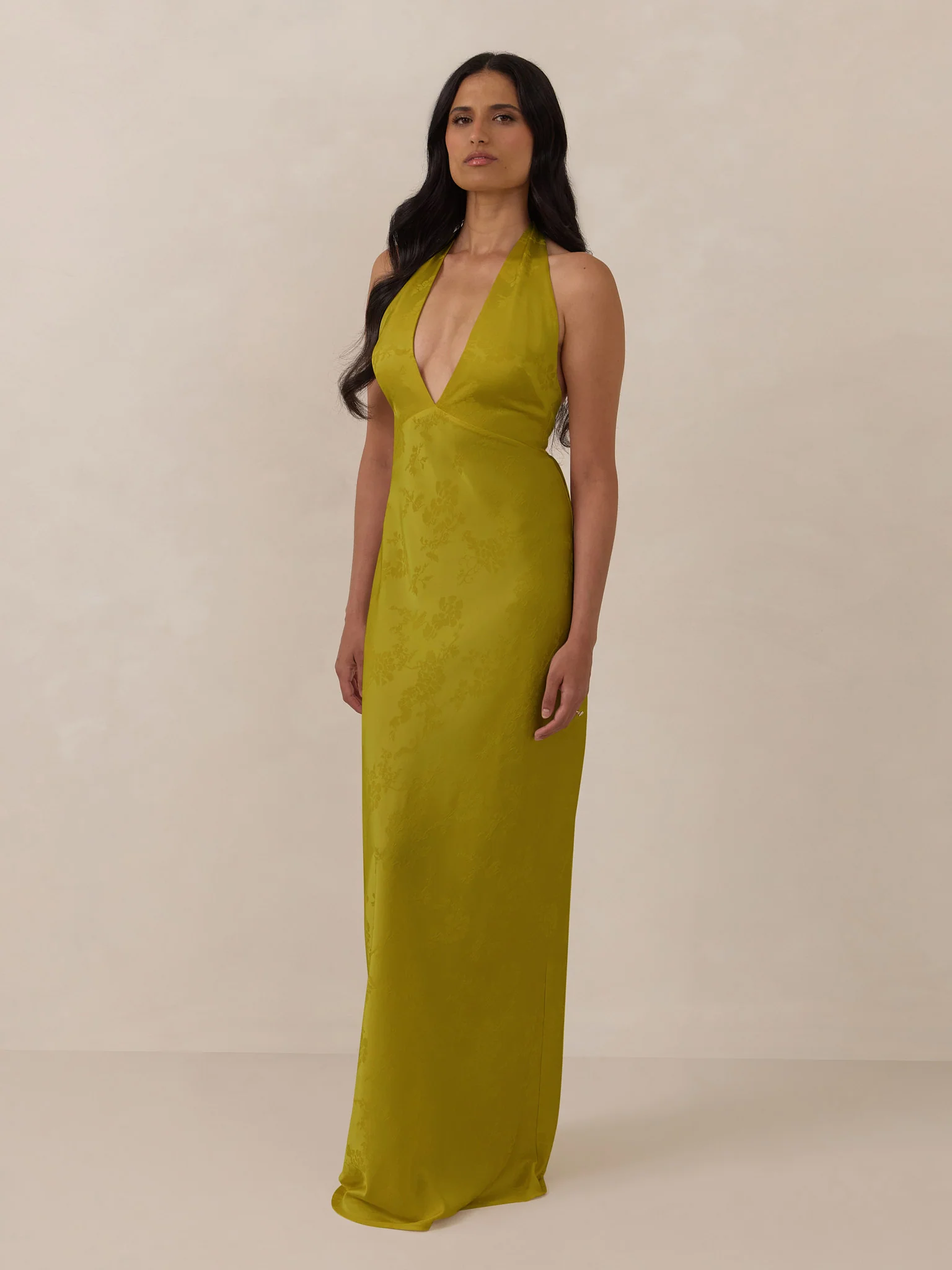 Chartreuse Jacquard Swatch - Image 3