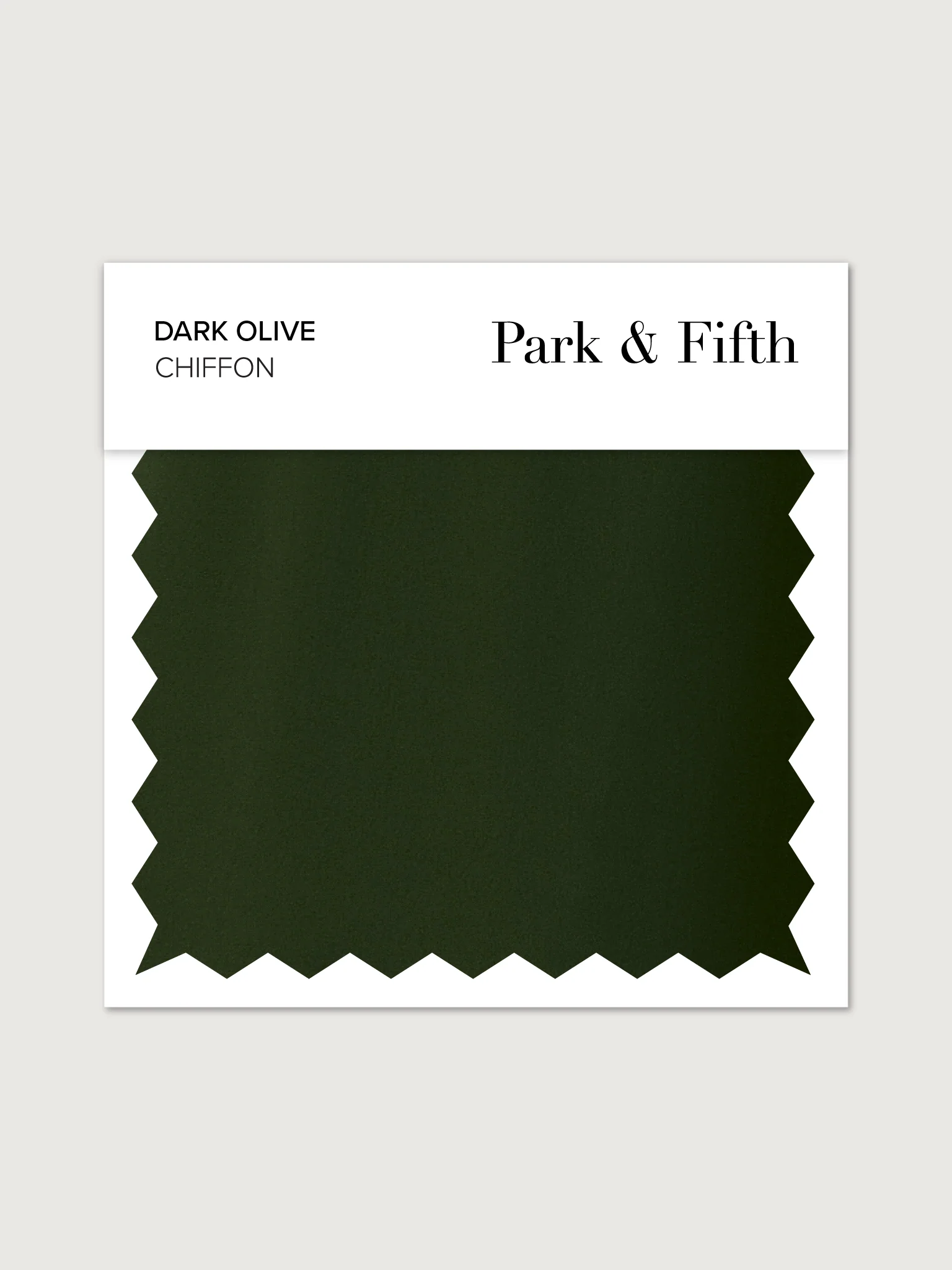 Dark Olive Chiffon Swatch