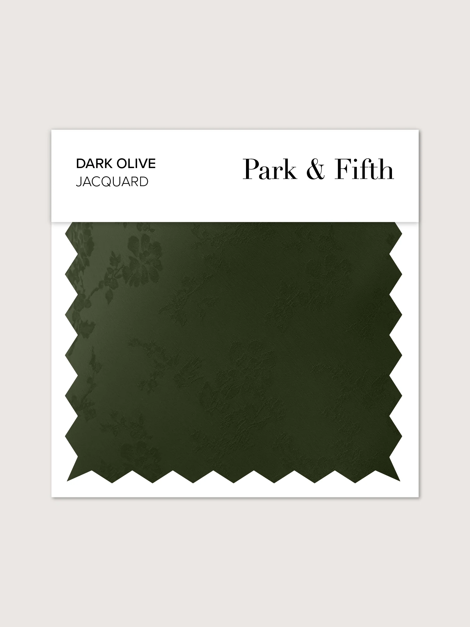 Dark Olive Jacquard Swatch