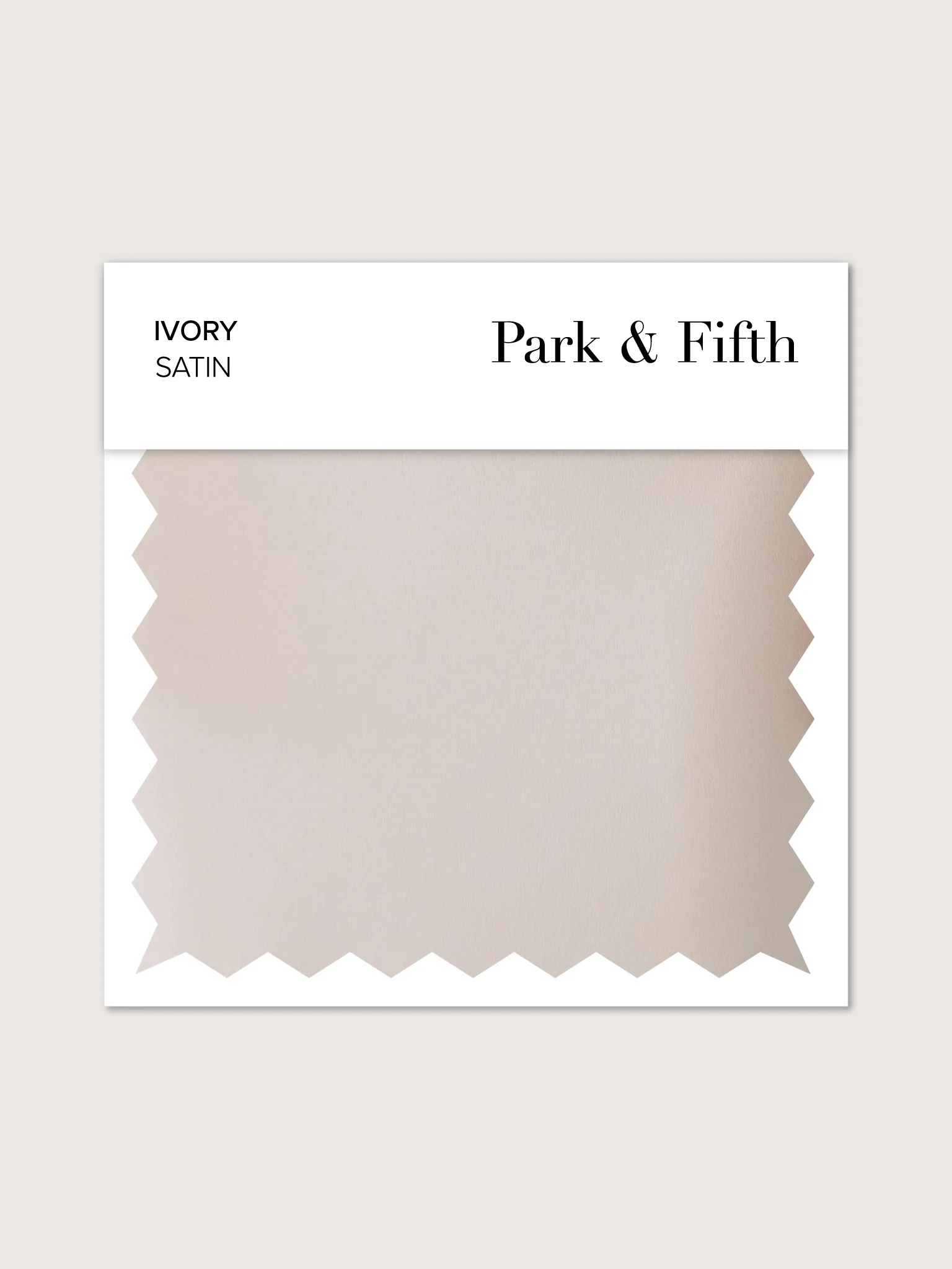 Ivory Satin Swatch