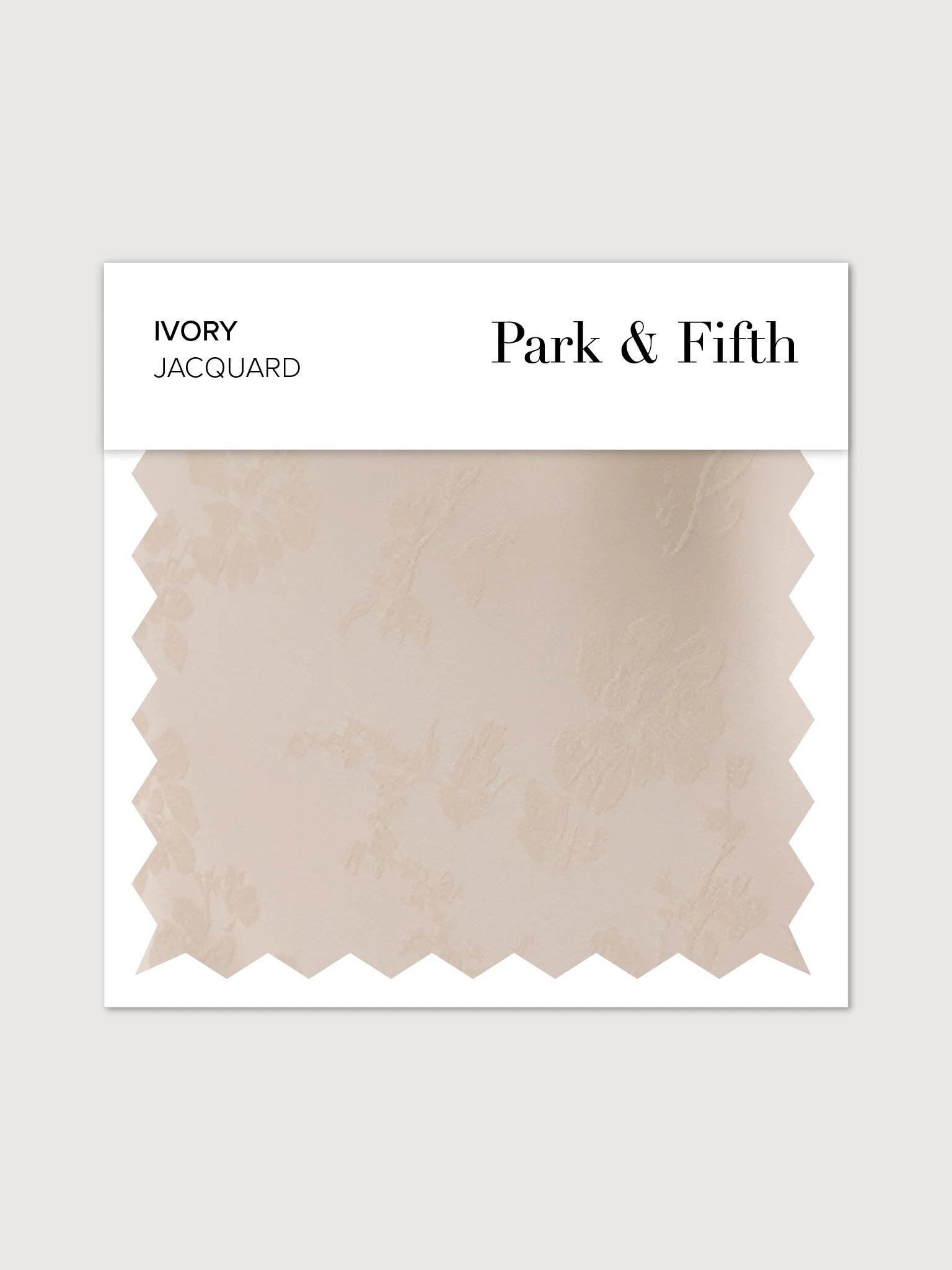 Ivory Jacquard Swatch