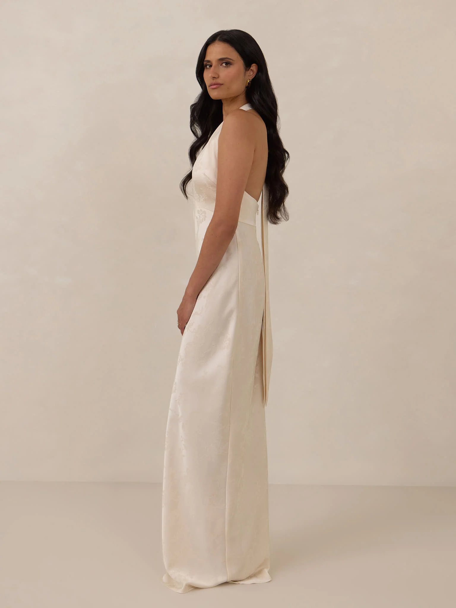 Ivory Jacquard Swatch - Image 2