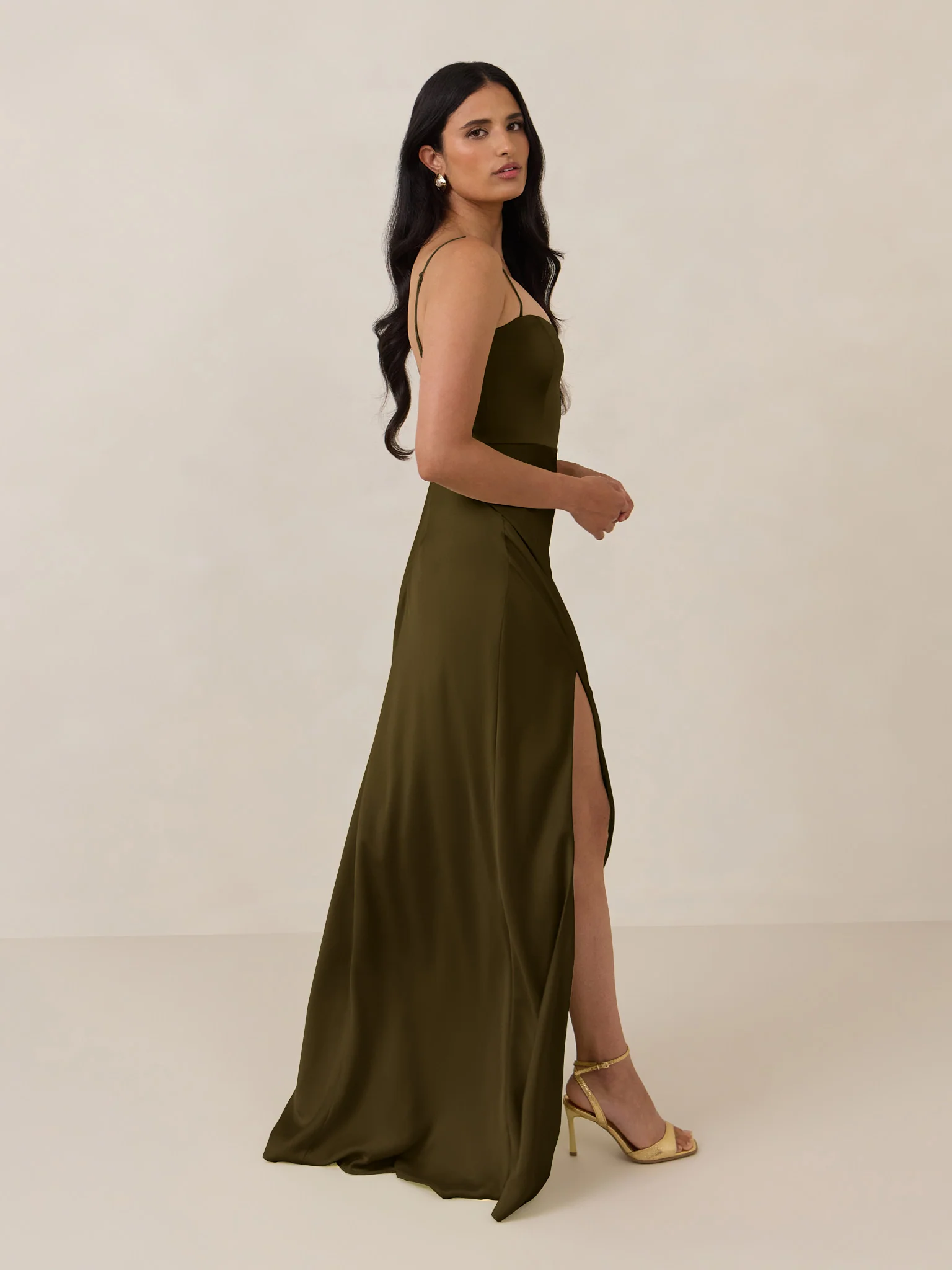 Moss Satin Swatch - Image 4