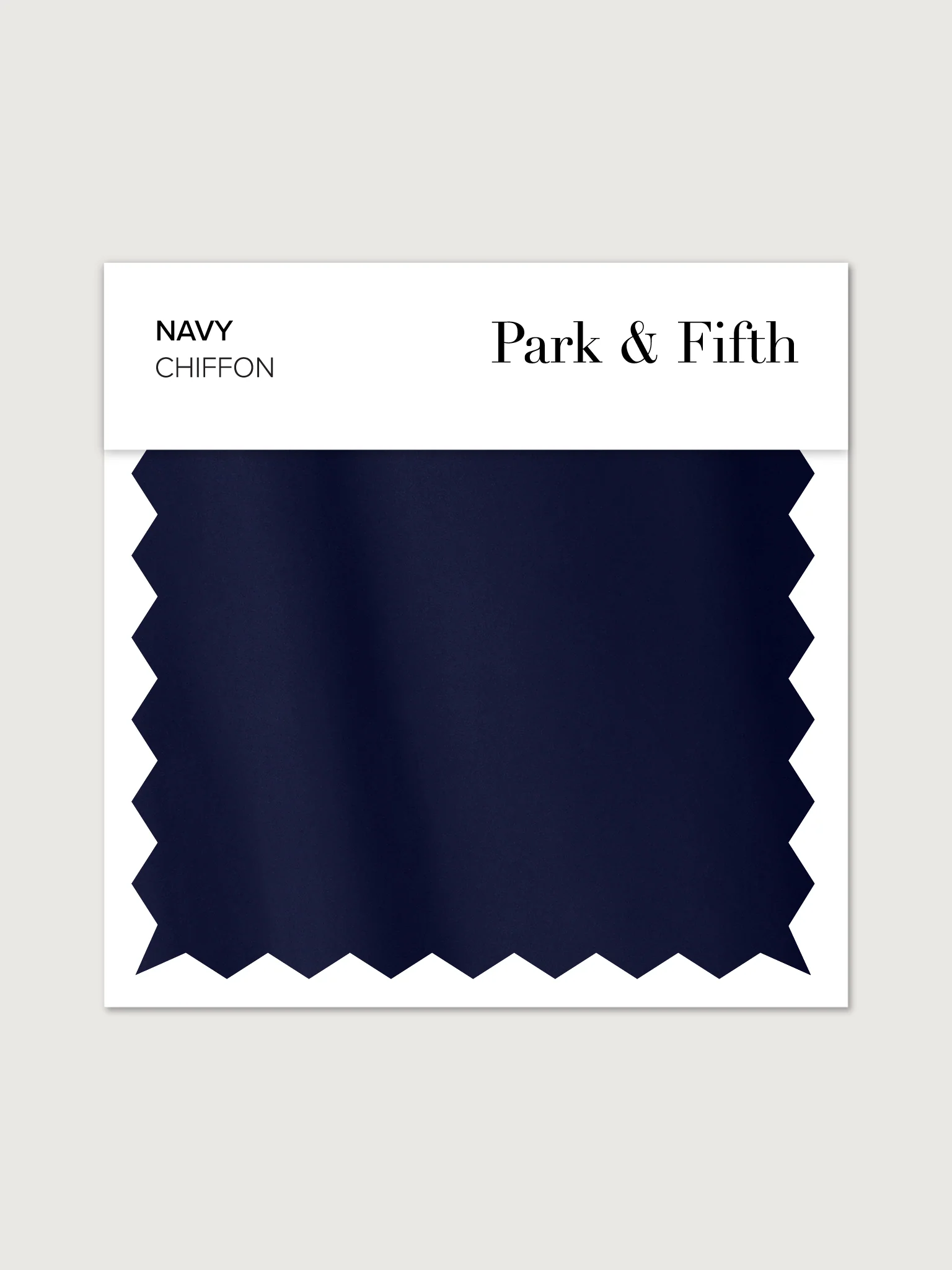 Navy Chiffon Swatch