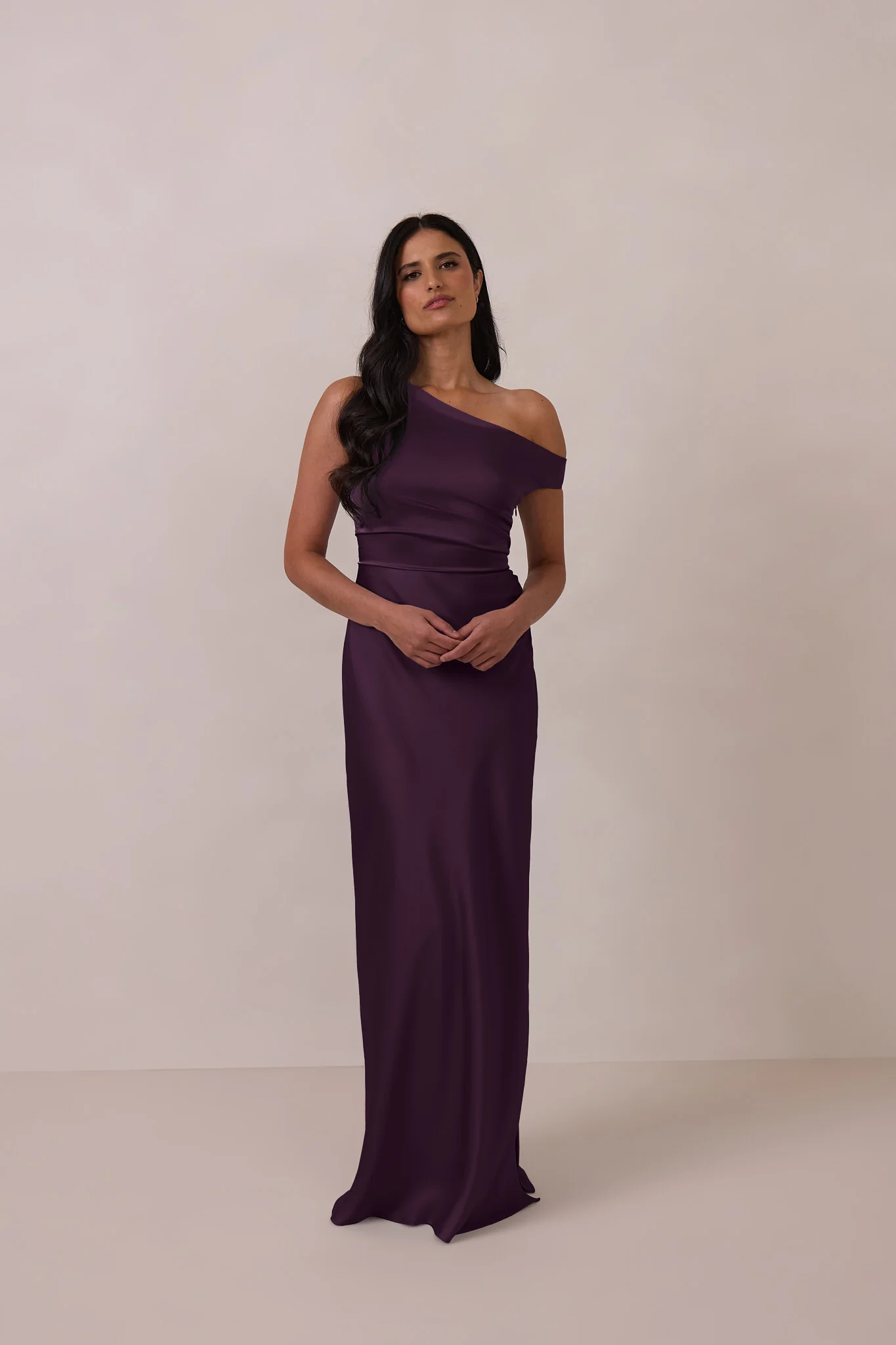 Plum Satin Swatch - Image 2