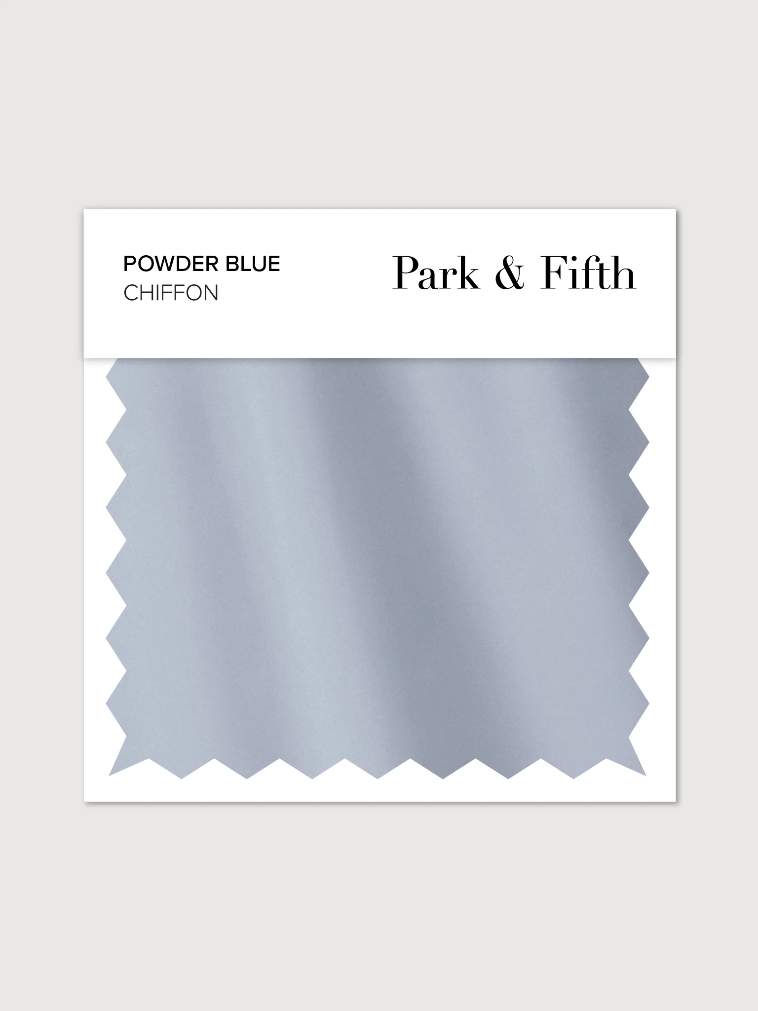 Powder Blue Chiffon Swatch