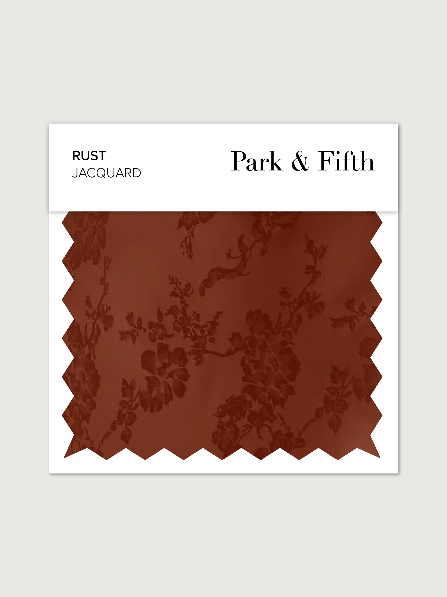 Rust Jacquard Swatch