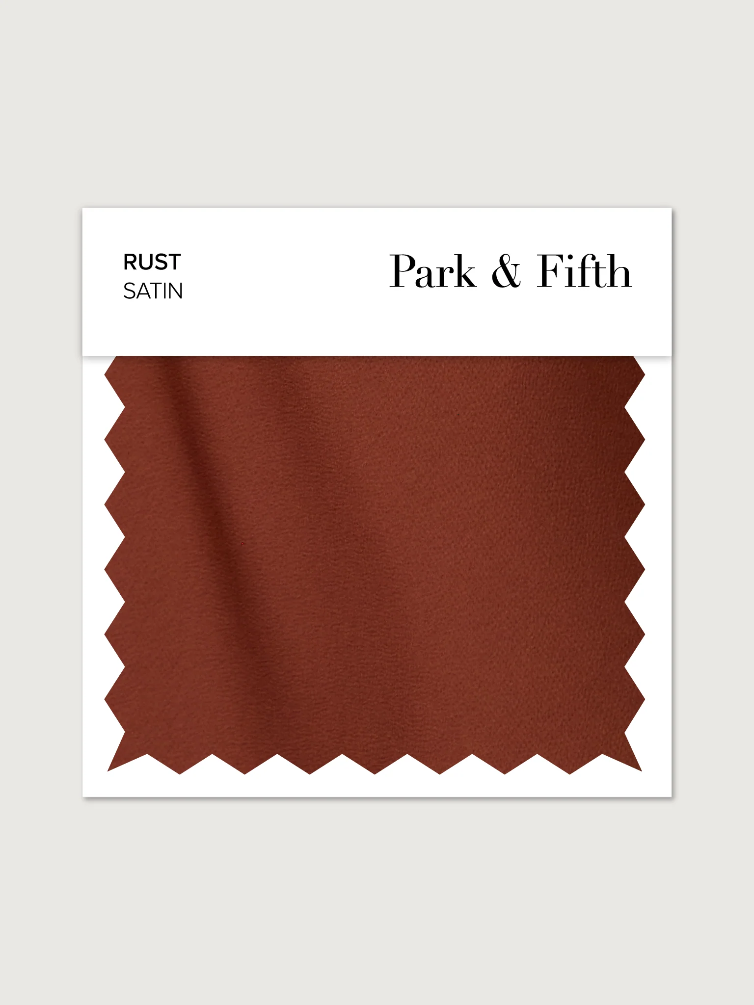 Rust Satin Swatch