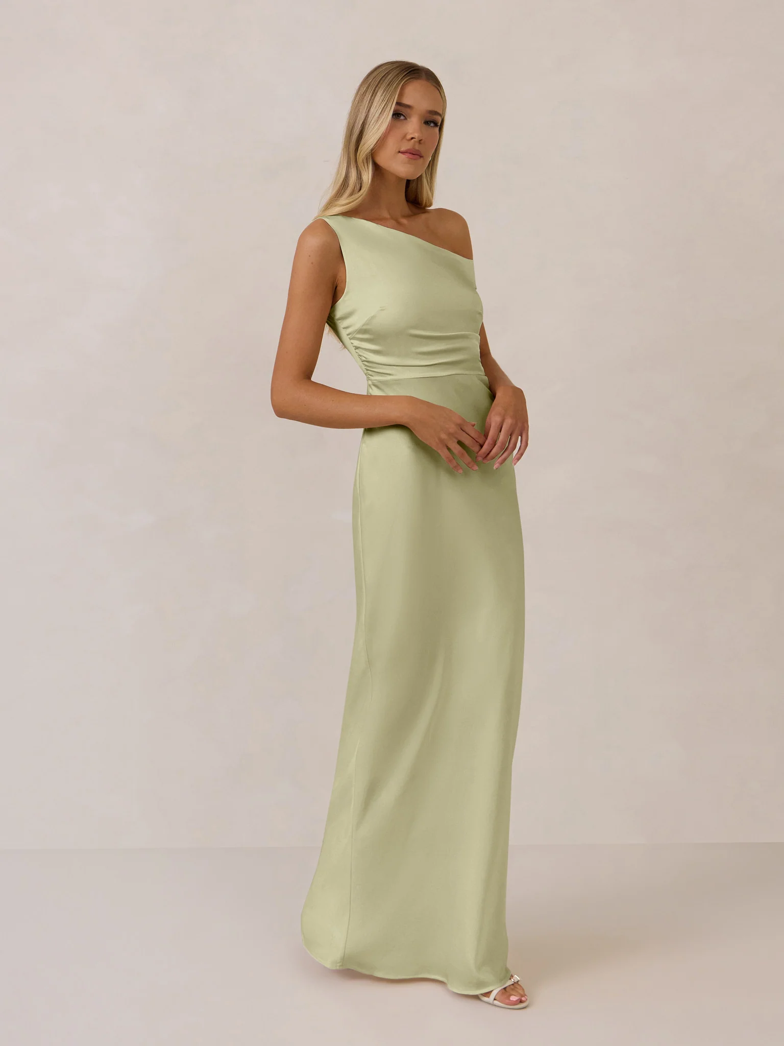 Pistachio Satin Swatch - Image 4
