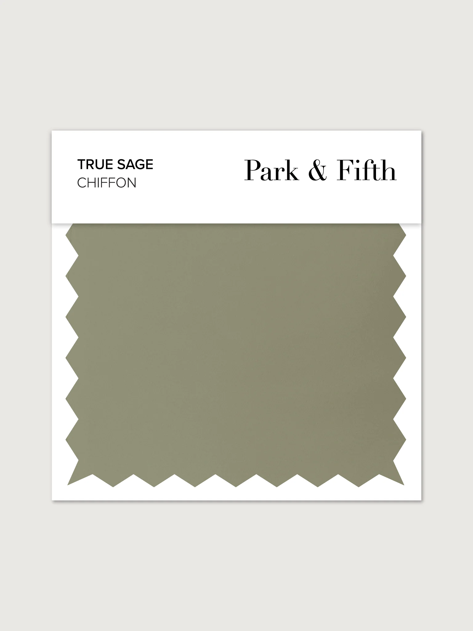 True Sage Chiffon Swatch