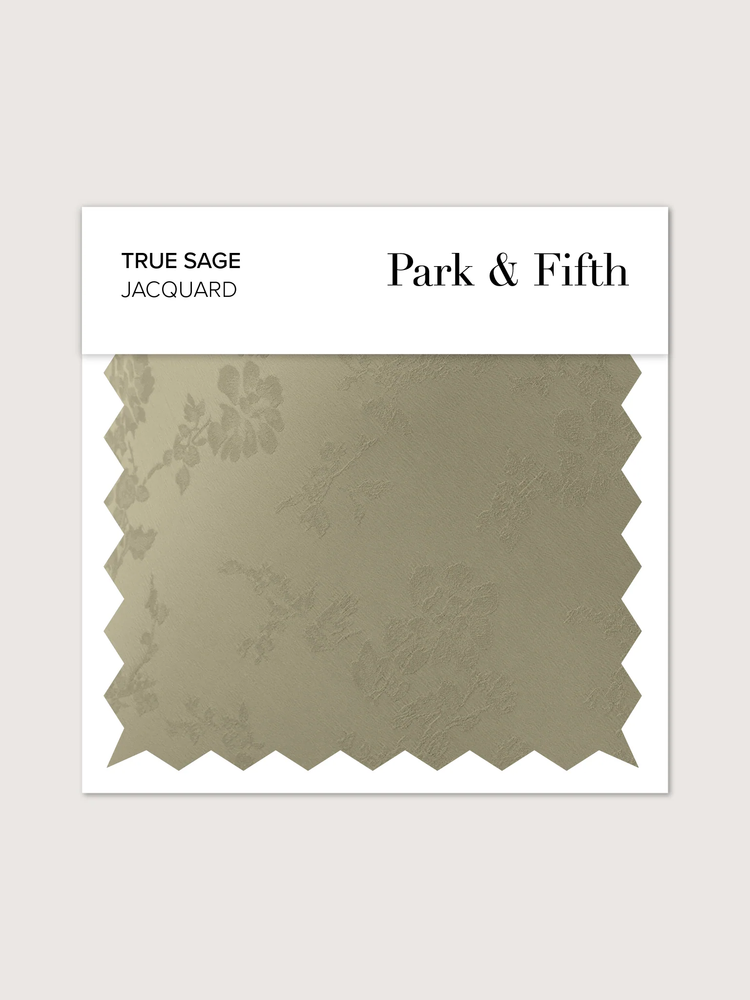 True Sage Jacquard Swatch