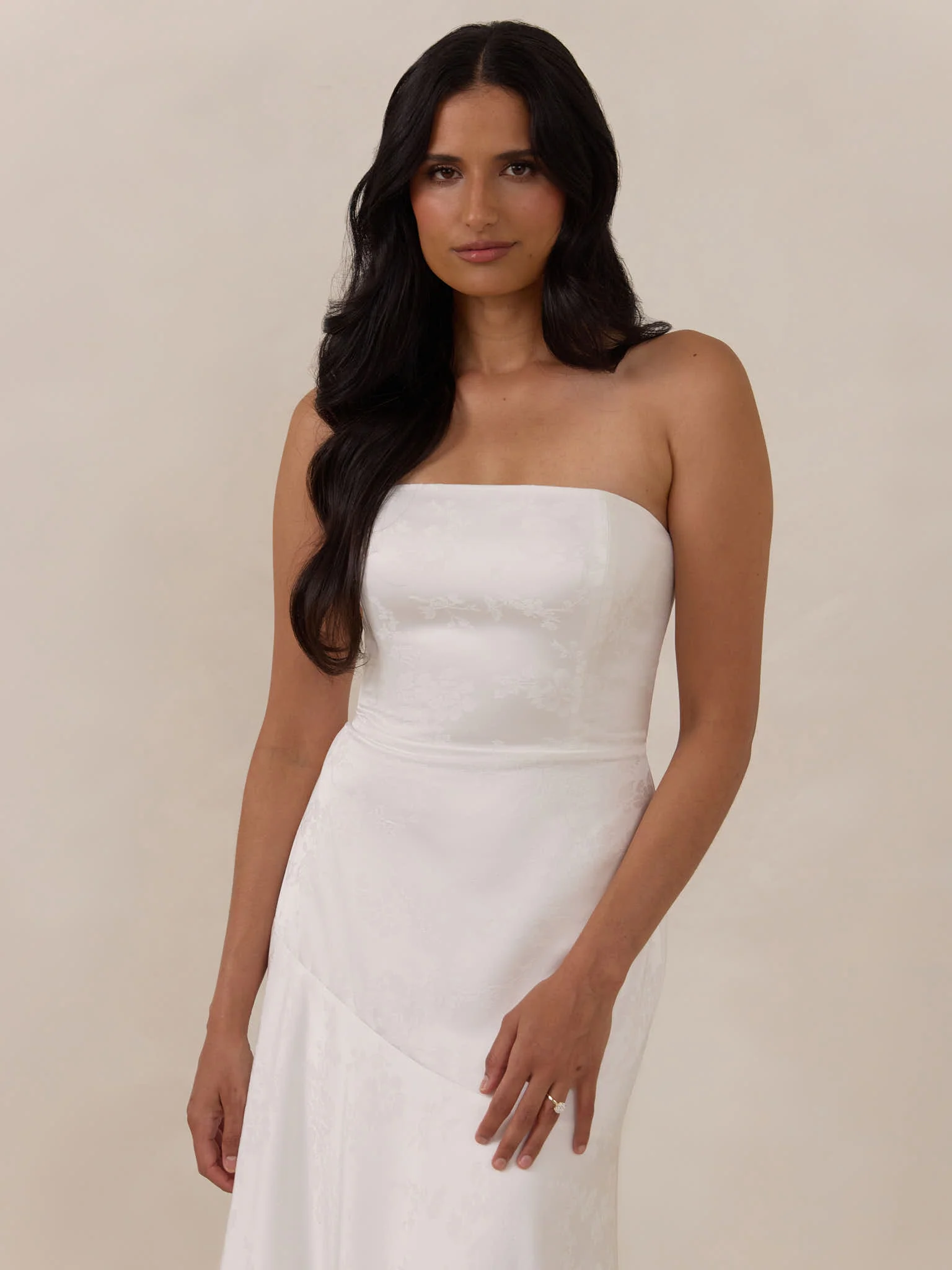 White Jacquard Swatch - Image 2